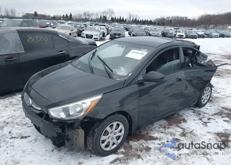 2016 Hyundai Accent Se z USA, uszkodzony, nr VIN KMHCT4AE8GU138793